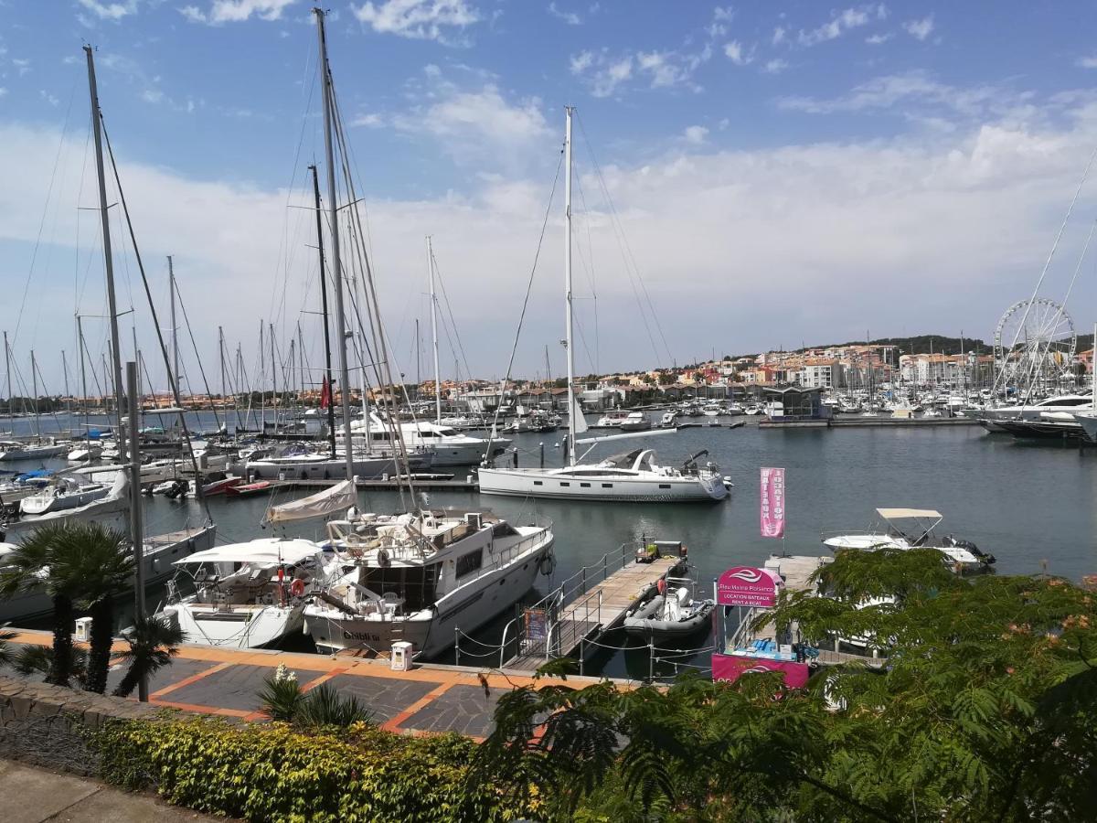 Appartement 1Ere Ligne Vue Port Avec Balcon, Piscine Agde Dış mekan fotoğraf