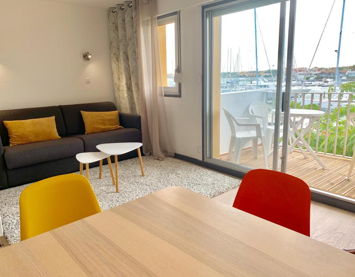 Appartement 1Ere Ligne Vue Port Avec Balcon, Piscine Agde Dış mekan fotoğraf