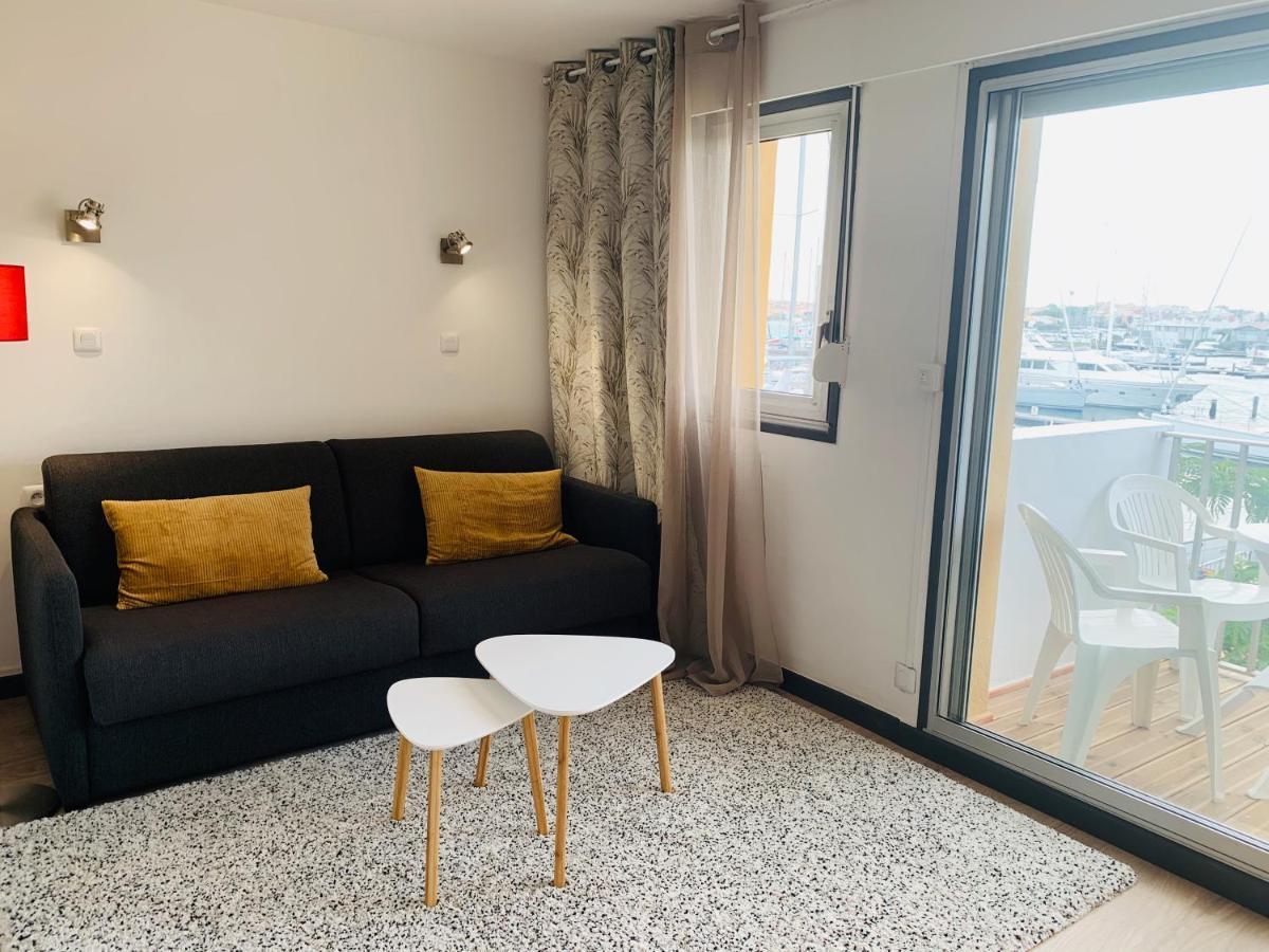 Appartement 1Ere Ligne Vue Port Avec Balcon, Piscine Agde Dış mekan fotoğraf